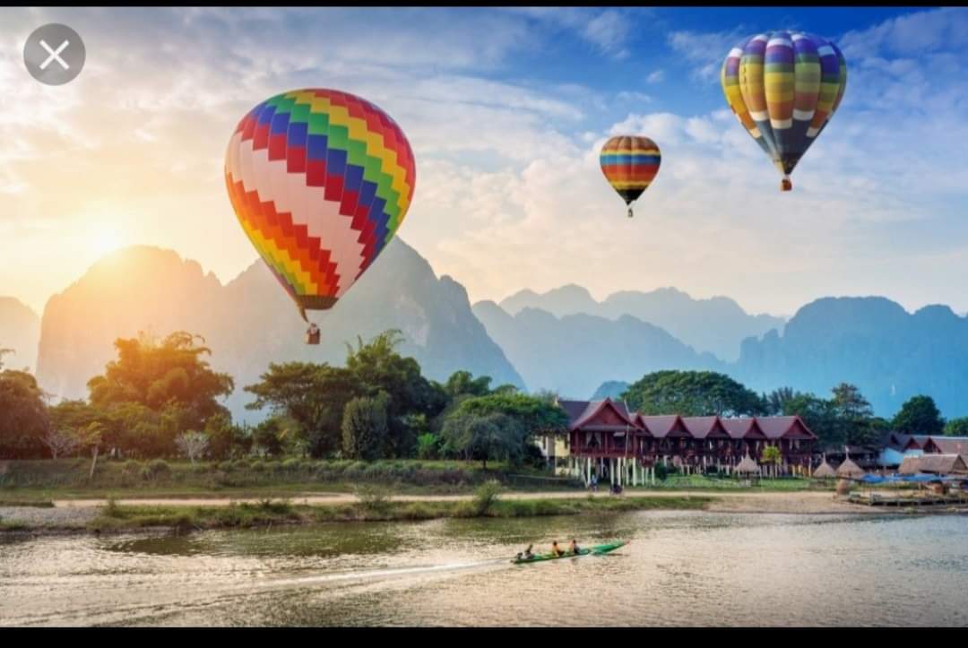 Paramotor Over Vangvieng (Deposit only $10/Pax )