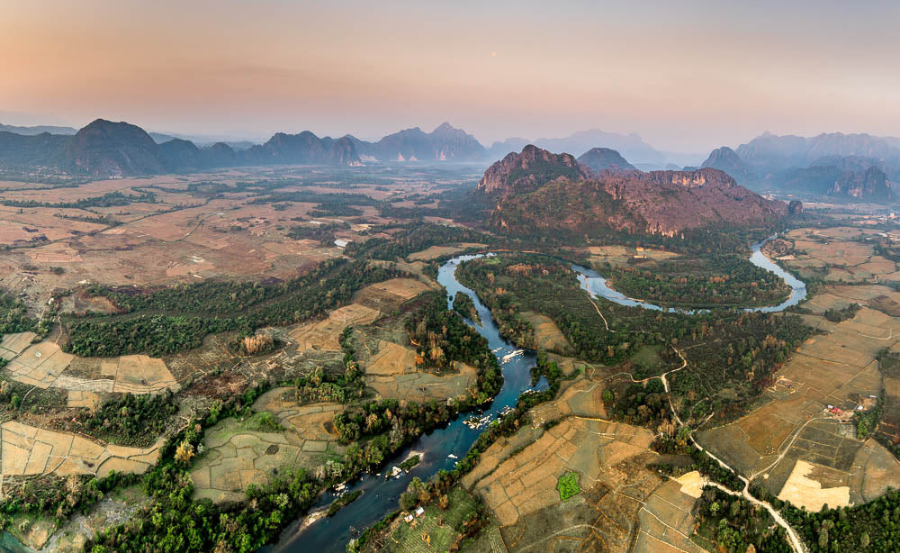 Paramotor Over Vangvieng (Deposit only $10/Pax )