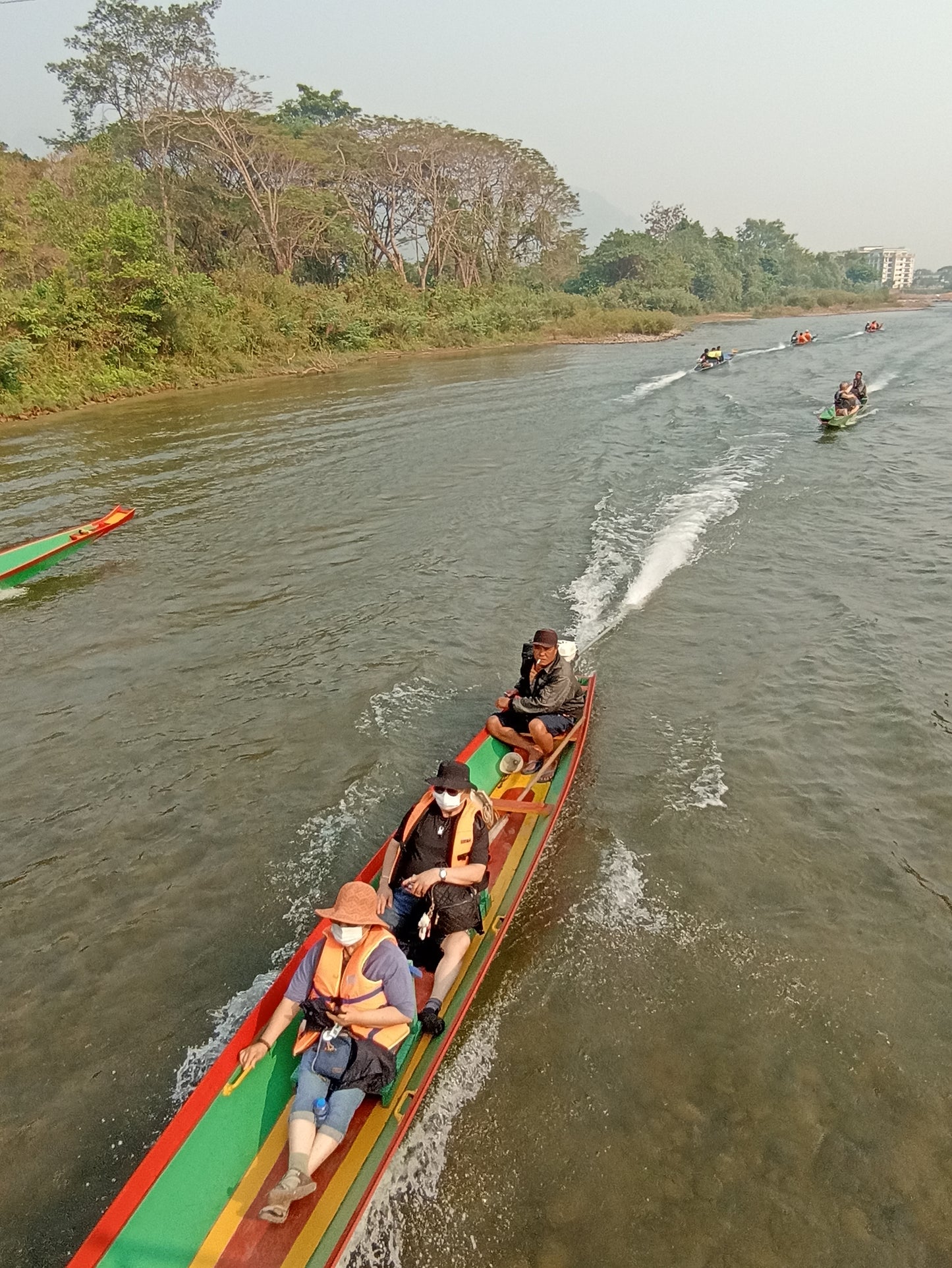Vangvieng Boat on Song river