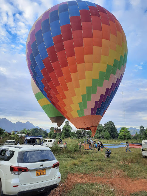 Balloon Over Vang Vieng ,(Book 2days before departure Deposit $10/)
