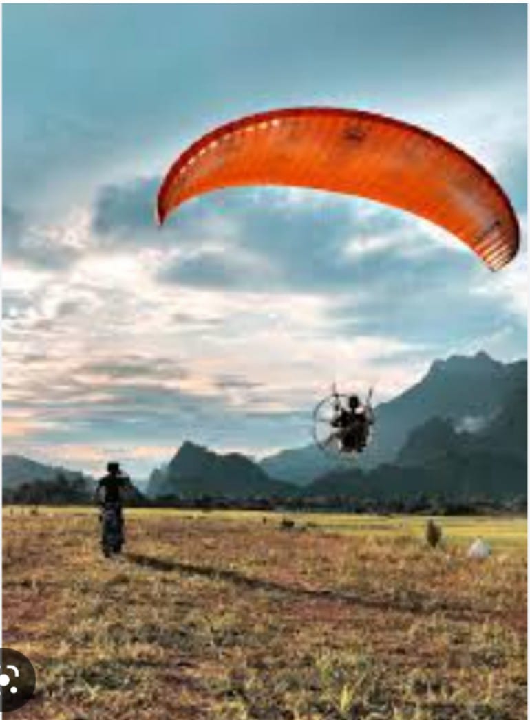 Paramotor Over Vangvieng (Deposit only $10/Pax )