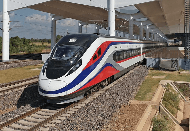 Lao train -China and train to Bangkok