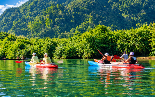 Halfday Kayaking in Vangvieng